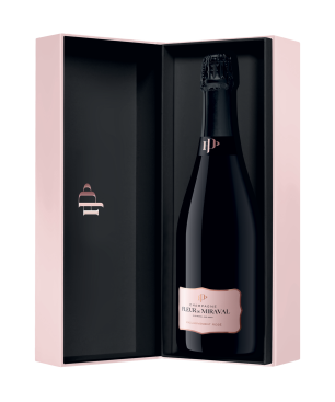 Champagne Rosé Fleur de Miraval - Edition Alpha - Rosé - 75 cl Coffret Ouvert