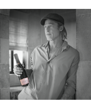 Champagne Rosé Fleur de Miraval - Edition Alpha - Rosé - 75 cl - Brad Pitt