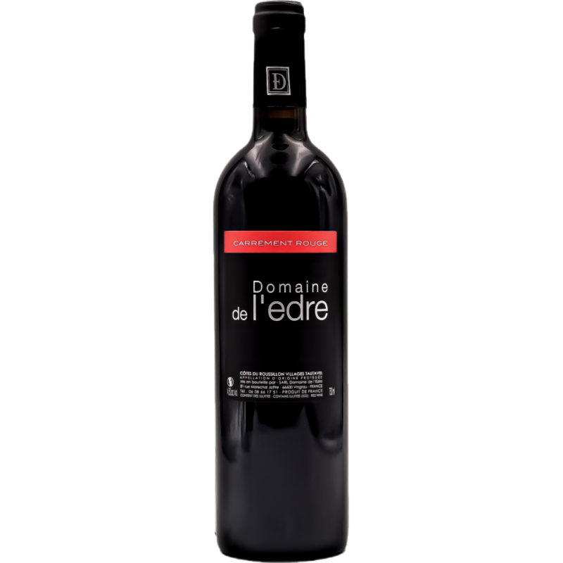 Domaine de l'Edre - Carrément Rouge - Côtes-du-Roussillon - 2022 - 75cl Domaine de l'Edre - Carrément Rouge - Côtes-du-Roussillon - 2022 - 75cl