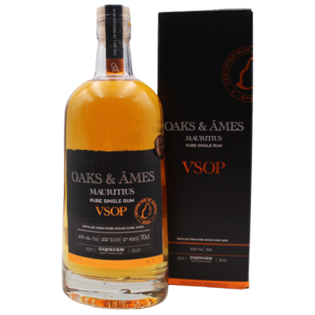 Oaks & Âmes - VSOP Pure Single Rum - 70cl