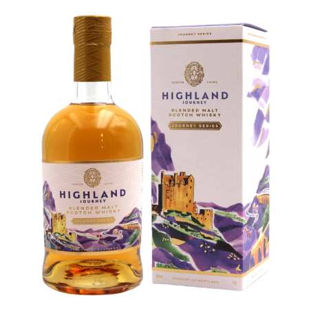 Hunter Laing -  Highland Journey - Blended Malt Scotch Whisky - 70cl - étui