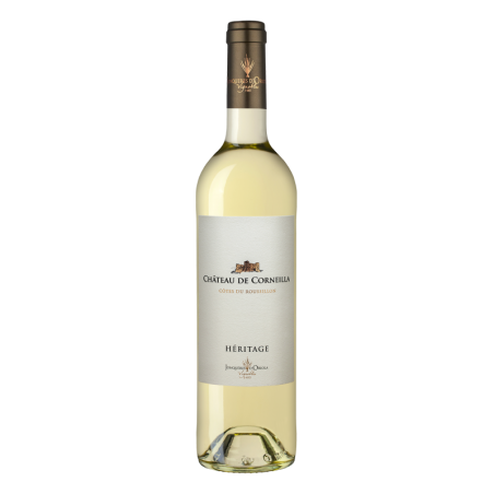 Jonquères d'Oriola  - Château de Corneilla - Héritage - Côtes-du-Roussillon - Blanc - 2022 - 75cl