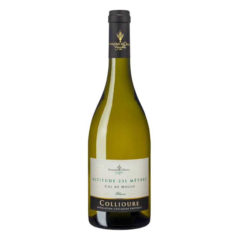 Jonquères d'Oriola - Altitude 231 Mètres - Collioure - Blanc - 2024 - 75cl