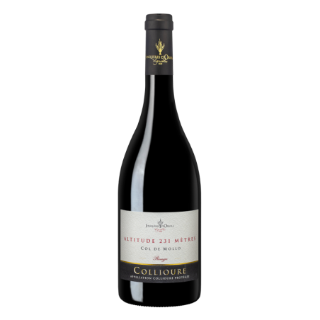 Jonquères d'Oriola - Altitude 231 Mètres - Collioure - Rouge - 2022 - 75cl