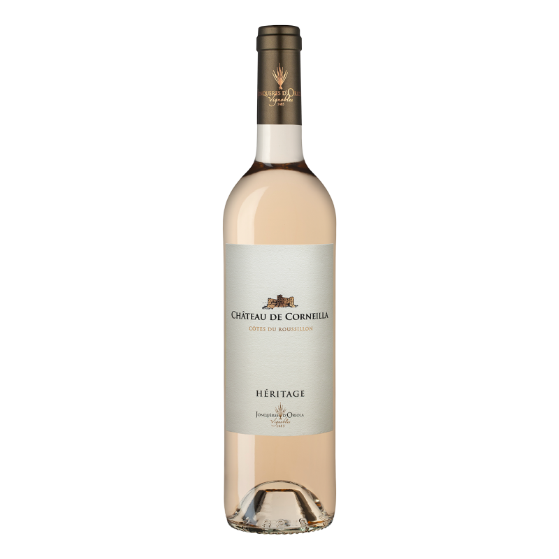 Jonquères d'Oriola - Château de Corneilla - Héritage - Côtes du Roussillon - Rosé - 2025 - 75cl Jonquères d'Oriola - Château de Corneilla - Héritage - Côtes du Roussillon - Rosé - 2025 - 75cl