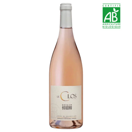 Domaine Boudau - Le Clos Rosé - Côtes-du-Roussillon - 2023 - 75cl