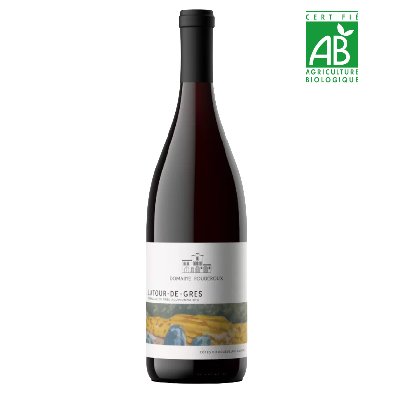 Domaine Pouderoux - Latour de Grès - Côtes du Roussillon - Rouge - 2023 - 75cl Domaine Pouderoux - Latour de Grès - Côtes du Roussillon - Rouge - 2023 - 75cl