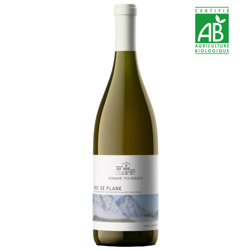 Domaine Pouderoux - Roc de Plane - Côtes Catalanes - Blanc - 2023 - 75cl Domaine Pouderoux - Roc de Plane - Côtes Catalanes - Blanc - 2023 - 75cl