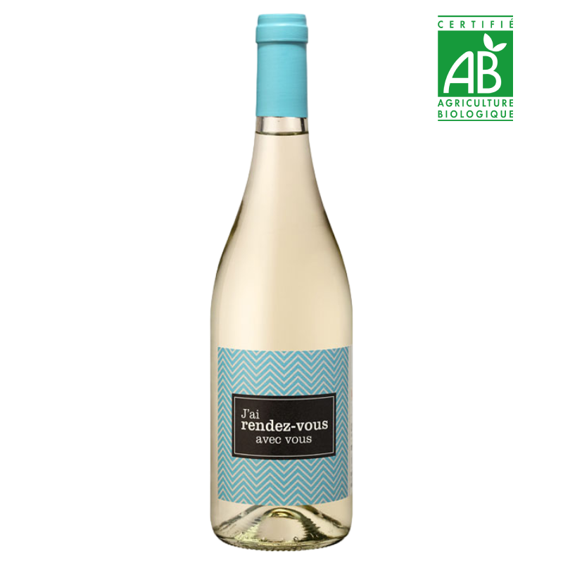 Domaine Rière Cadène - J'ai rendez-vous avec vous - Côtes Catalanes Blanc - 2024 - 75cl