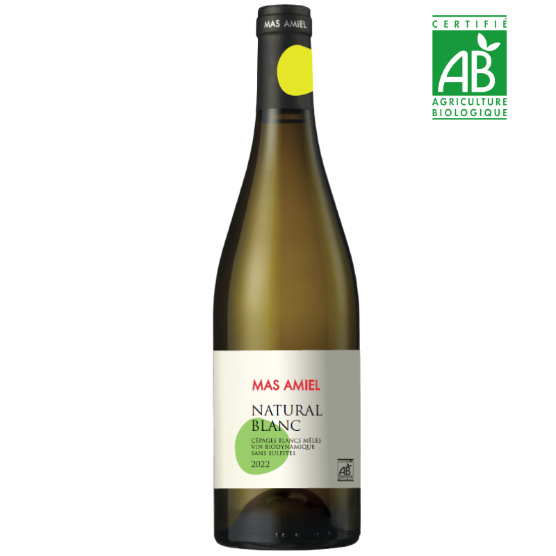 Mas Amiel - Natural Blanc - Côtes-du-Roussillon - 2024 - 75cl