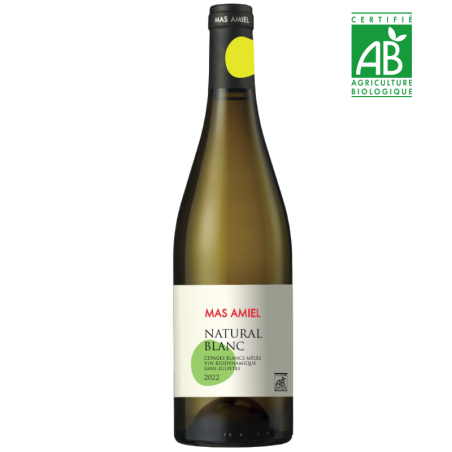 Mas Amiel - Natural Blanc - Côtes-du-Roussillon - 2023 - 75cl