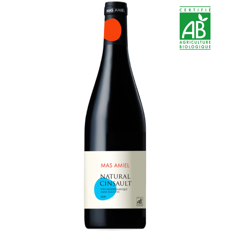 Mas Amiel - Natural Cinsault - Côtes Catalanes - Rouge - 2023 - 75cl