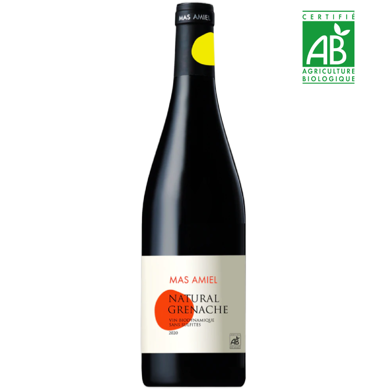 Mas Amiel - Natural Grenache - Côtes Catalanes - Rouge - 2020 - 75cl