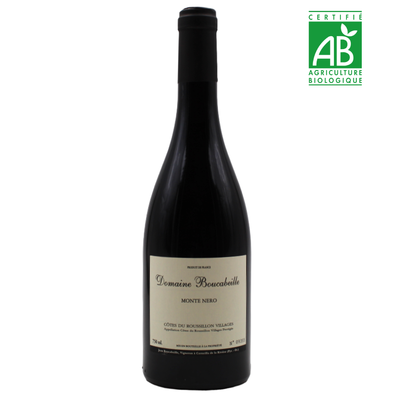 Domaine Boucabeille - Monte Nero - Côtes du Roussillon - Rouge - 2022 - 75cl