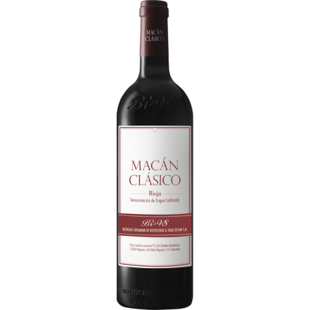 Bodegas Benjamin de Rothschild & Vega Sicilia - Macan Clasico - Rouge - 2020 - 75cl