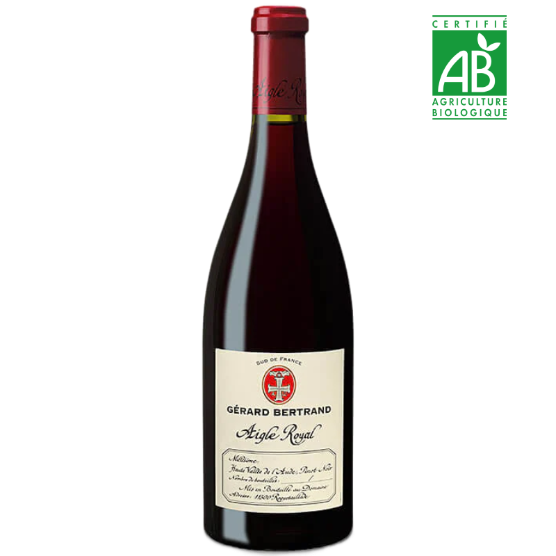 Gérard Bertrand - Aigle Royal - Pinot Noir - Rouge - 2021 - 75cl Gérard Bertrand - Aigle Royal - Pinot Noir - Rouge - 2021 - 75cl