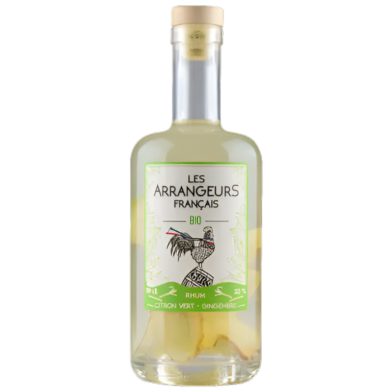 Les Arrangeurs Français - Rhum Arrangé Citron Vert & Gingembre - 70cl