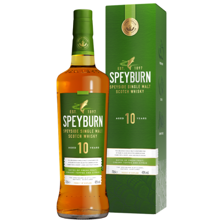 Speyburn 10 ans - Speyside Single Malt Scotch Whisky - 70cl
