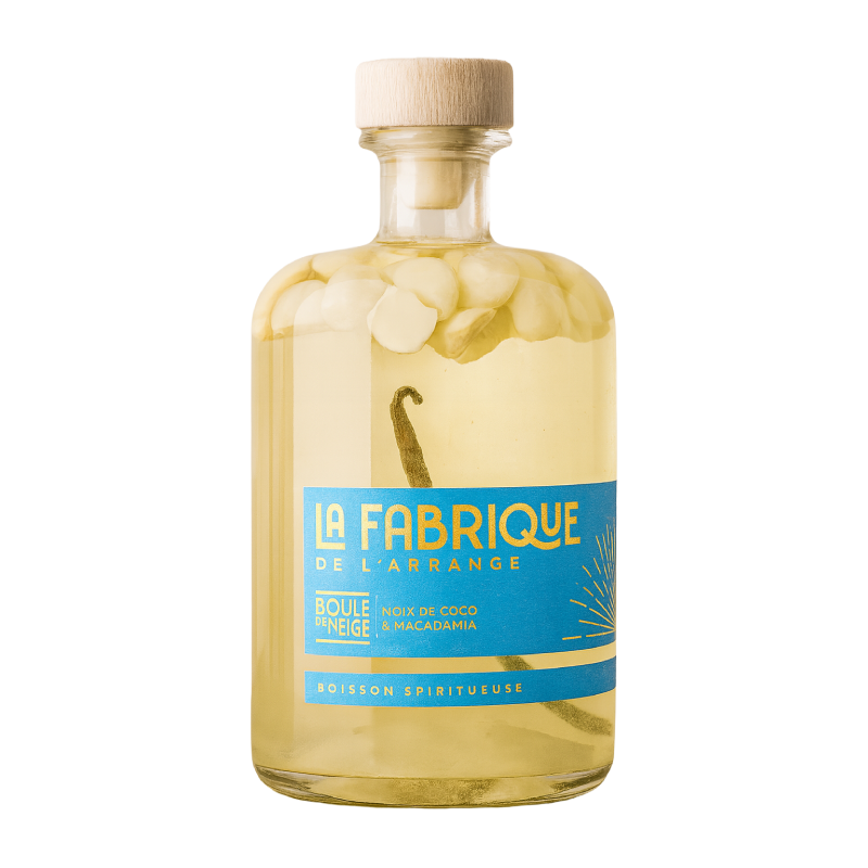 Rhum Arrangé - Boule de Neige - Noix de Coco & Macadamia - 70cl