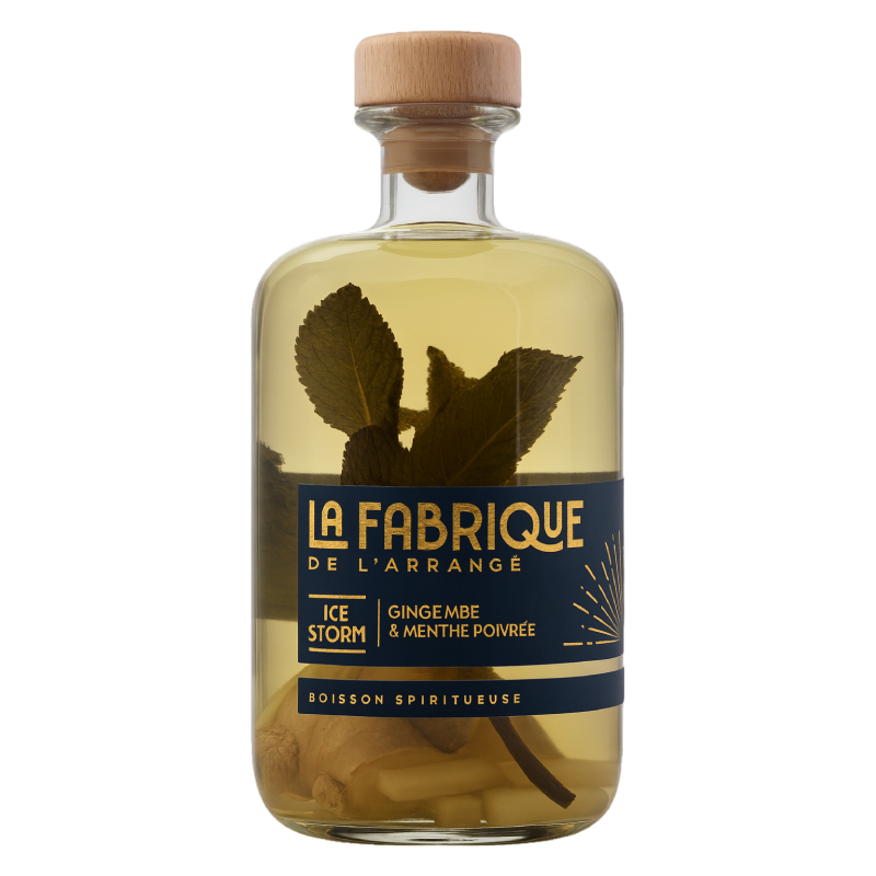 Rhum Arrangé - Ice Storm- Gingembre & Menthe poivrée - 70cl