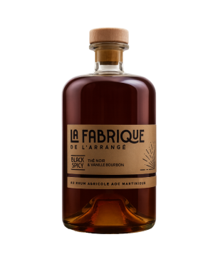Rhum Arrangé - Black Spicy - Thé Noir & Vanille Bourbon - 70cl