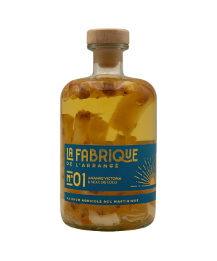 Rhum Arrangé - N°01 Ananas Victoria & Noix de Coco - 70cl