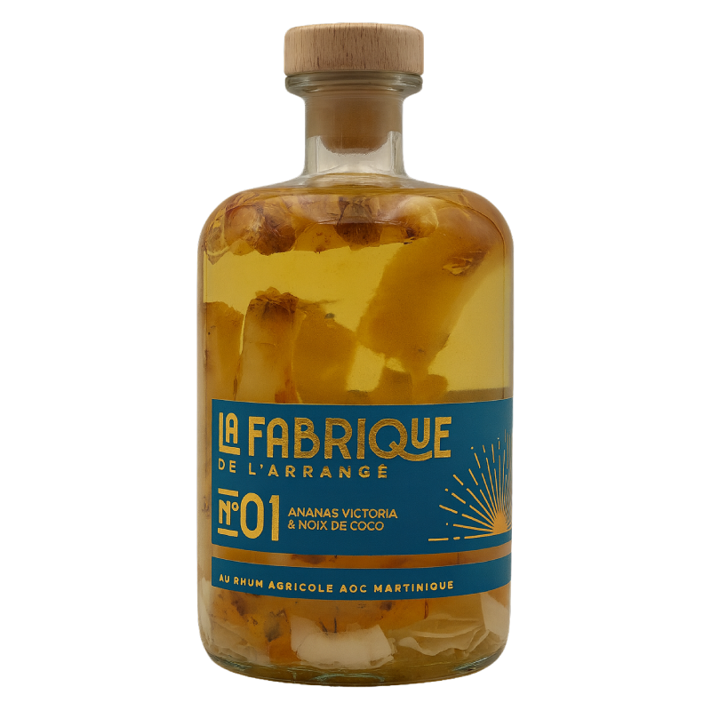 Rhum Arrangé - N°01 Ananas Victoria & Noix de Coco - 70cl