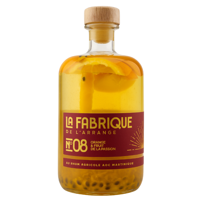 Rhum Arrangé - N°08 Orange & Fruit de la Passion - 70cl