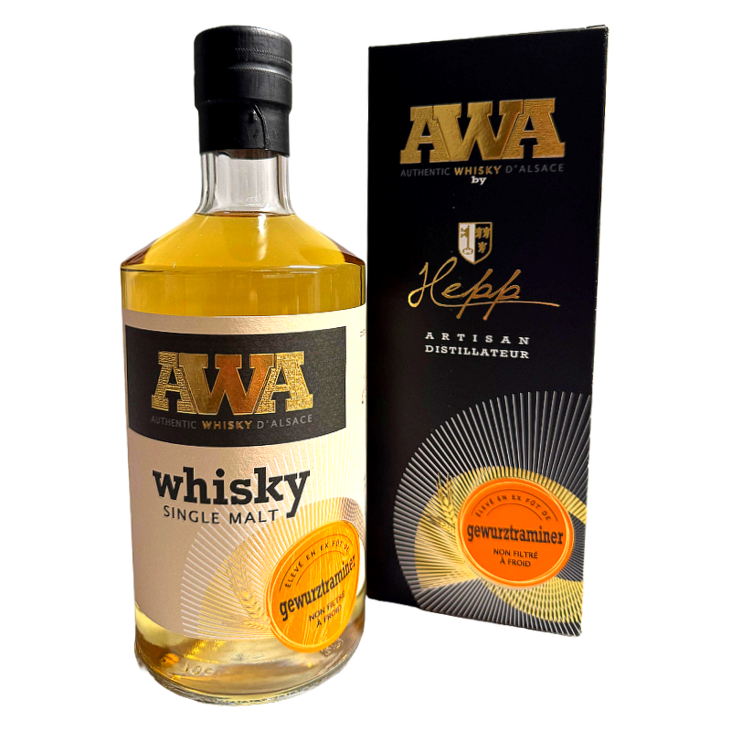 AWA - Whisky Alsacien- Fût Gewurztraminer - 70cl