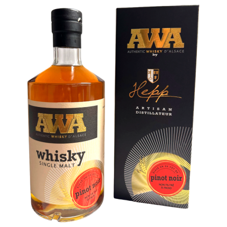 AWA - Whisky Alsacien- Fût Pinot Noir - 70cl