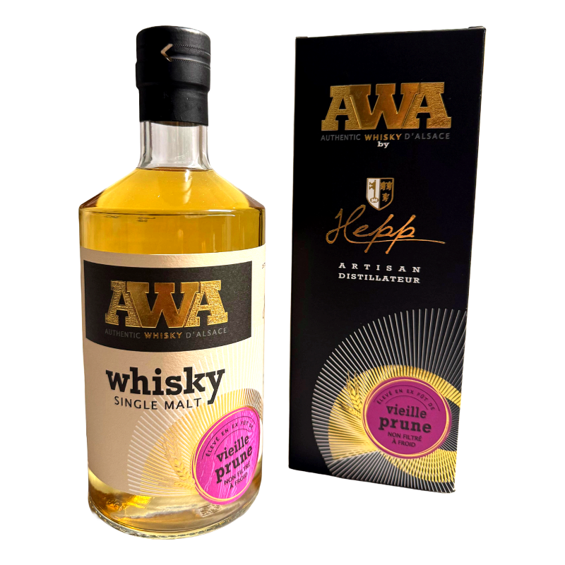 AWA - Whisky Alsacien- Fût Vieille Prune - 70cl