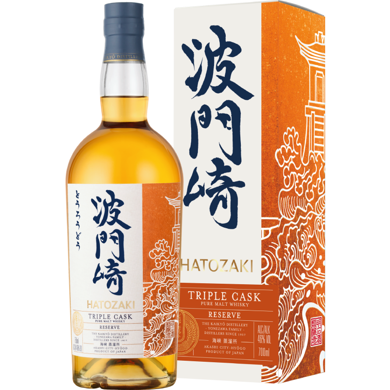 Hatozaki - Triple Cask Reserve - Pure Malt Whisky - 70cl Hatozaki - Triple Cask Reserve - Pure Malt Whisky - 70cl