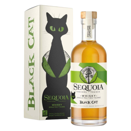 Whisky Sequoia - Black Cat - Single Malt Bio Tourbé - 70cl